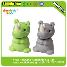 SOODODO 3DコレクティブルグレーRhino Shaped Eraser